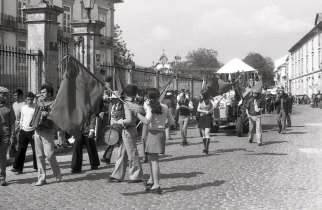 Celebração do 1º de Maio em 1975: Manifestantes