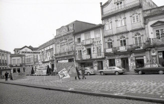 Praça da República; Cartazes de Campanha Política