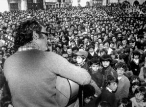 Festa do 1º de maio de 1978, com Zeca Afonso, em Viana do Castelo