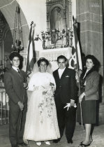 Casamento de Virgínia do Postiça com Domingos Almeida Vieira